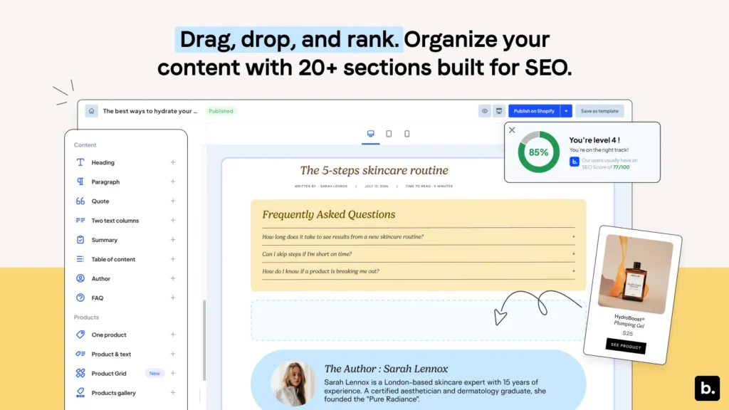Bloggle: SEO Blog Builder screenshot