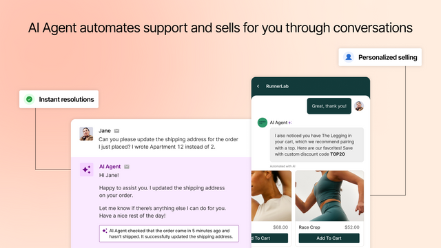 Gorgias: AI, Helpdesk & Chat screenshot