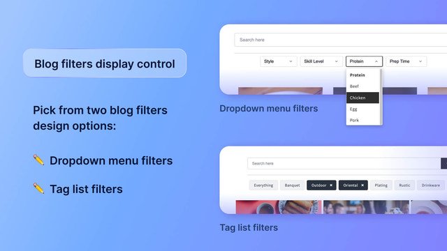 Blog Filter & Blog Search HUE screenshot